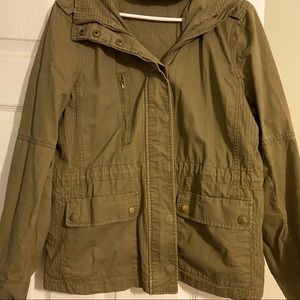 Fashion nova /love tree green jacket